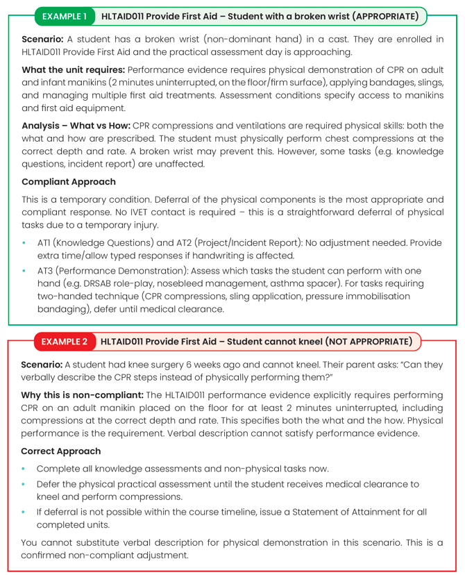 Appendix B examples